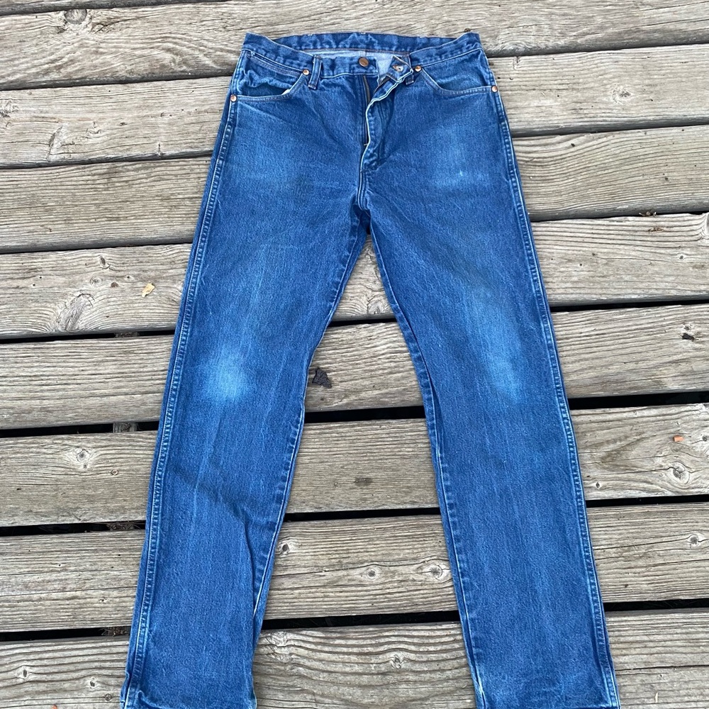 Wrangler Men's Straight Blue Jeans